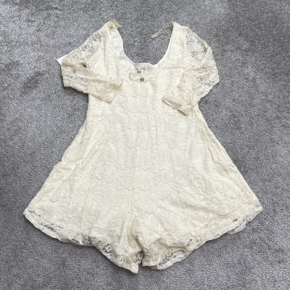 Billabong Cream Lace Jumpsuit
